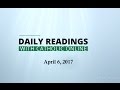 2017 年 4 月 6 日木曜日の毎日の読書 hd