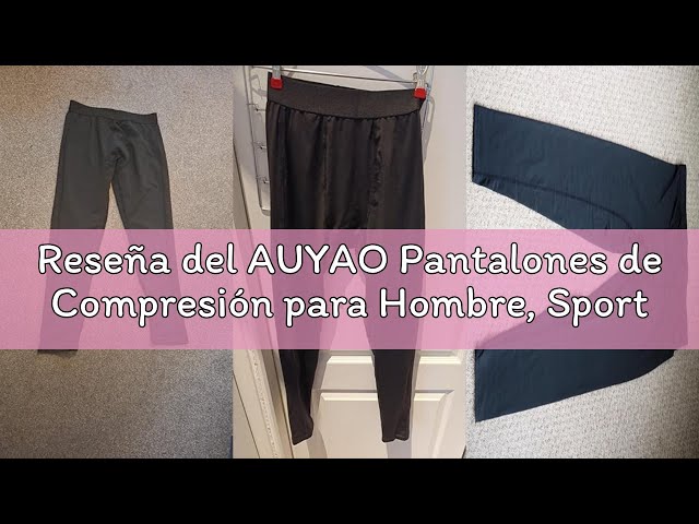 Vídeo relacionado con Niksa 2 Piezas Mallas Hombre Fitness Leggings Deporte Pantalón Largo de Compresión Negro Gris Negro Gris Large