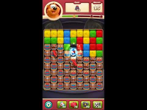 Toon Blast Level 3480 - NO BOOSTERS 🐻🐺🐱 | SKILLGAMING ✔️