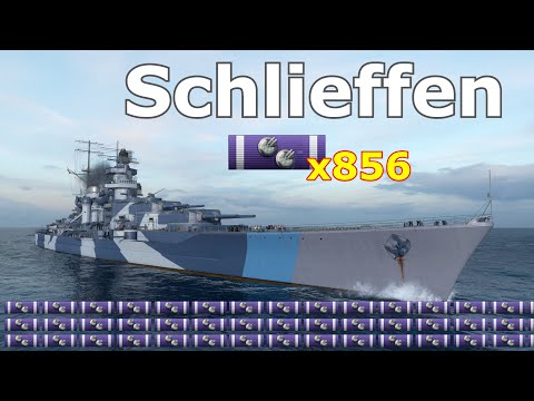 World of WarShips Schlieffen - 5 Kills 256K Damage