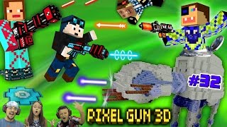 FGTEEV vs. You! + DANTDM Shoots Us!?!!  PIXEL GUN 3D Star Wars ATAT Map Part 32 w/ Subscribers