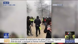 Gilets jaunes: le maire de Saint-Étienne décrit "une journée apocalyptique"