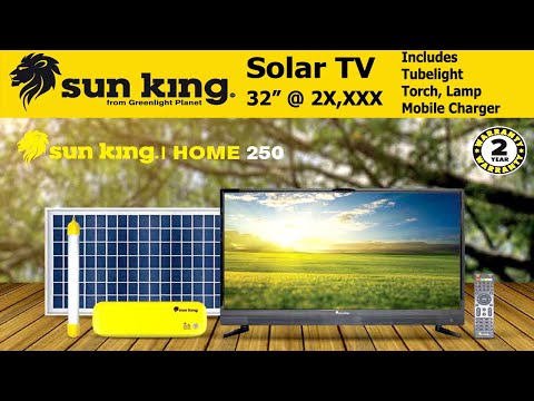 Best Solar TV 32" 2X,XXX Along with Tubelight Torch Lamp | Full Details | #SunKingSolarTV #SunKing