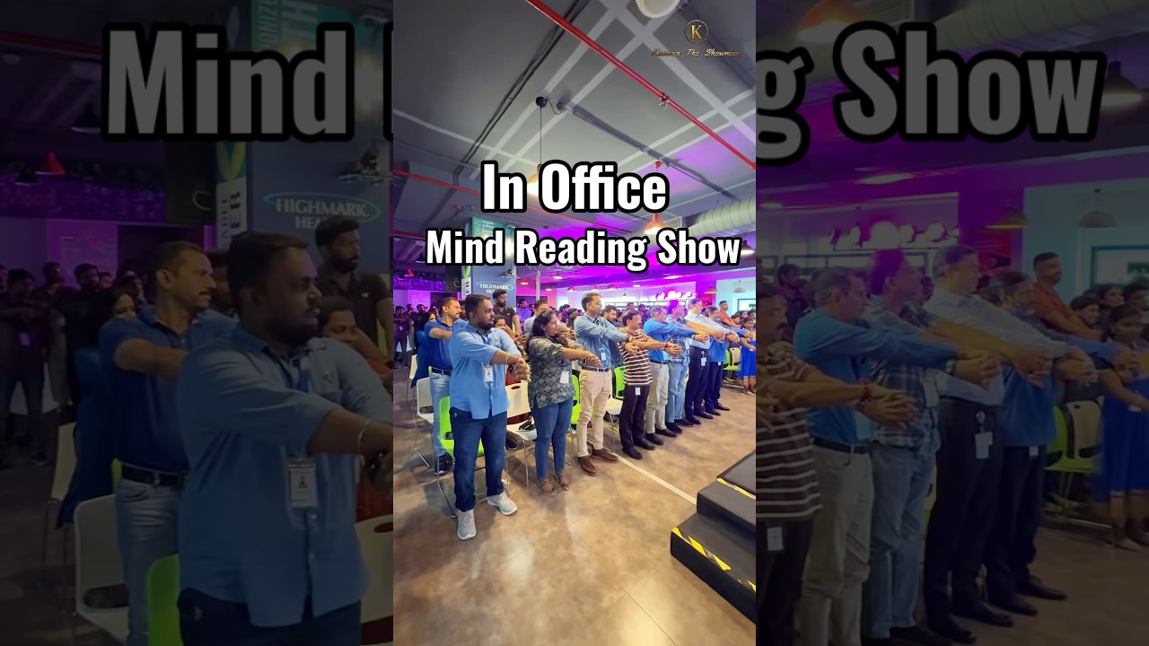 I Performed Mind Reading Show Inside office | enGen | 10th Celebration  #mentalistinchennai