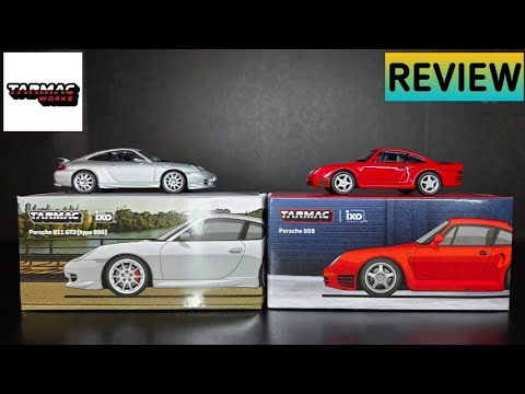 Feature Image thumbnail for the video blog Actually Good!  Tarmac Works - Porsche 959 Red & Porsche 911 GT3 996 Silver - REVIEW by  booster_diecast