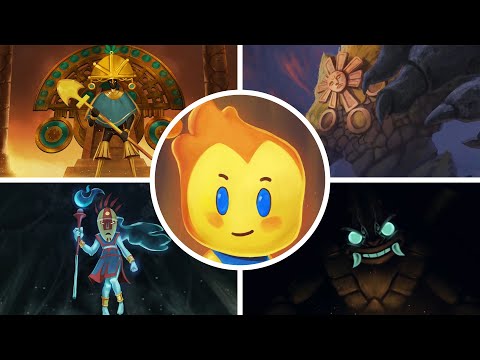 Imp of the Sun - All Bosses (No Damage) and Ending