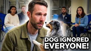 He Ignored Every Adopter Then Chose the Only Man Who Wasn’t There for a Dog