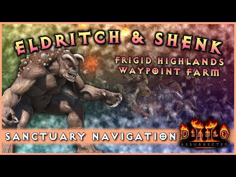 Eldritch & Shenk - Easy Access Farm - (D2R MF Location Breakdown) | Zeegers Stream Highlights