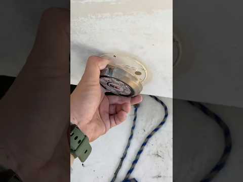 Lumitec Underwater Light install! #Boat #Yacht #lighting #fypシ #installation #diy #tools #Mercury