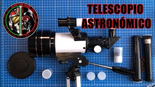 Video de Telescopio F30070M con trípode y soporte para celular