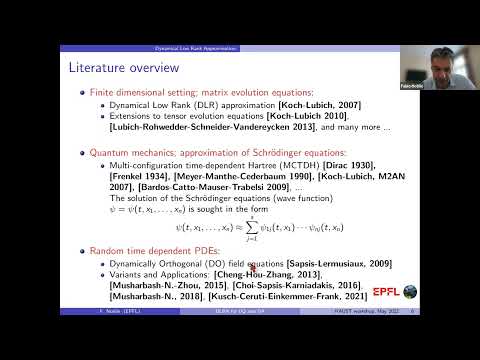 Fabio Nobile, Dynamical Low Rank approximation for forward UQ and data assimilation in time dependen