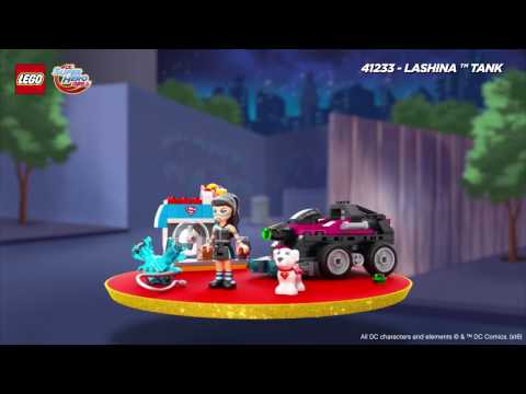 Vidéo LEGO DC Super Hero Girls 41233 : Le tank de Lashina