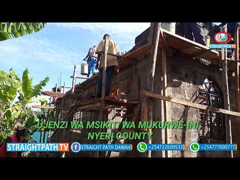 Mukurwe-ini mosque progress as at 24th December 2020.