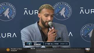 Rudy Gobert Speaks On Why The Jazz Traded Him To The Timberwolves
