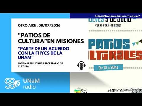 Joselo Schuap. Patios Culturales la experiencia que empieza en Cerro Corá