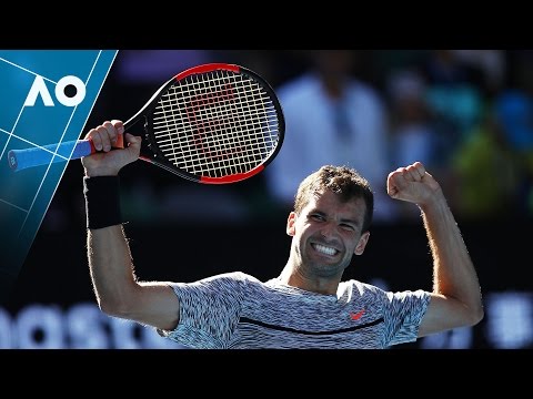 Goffin v Dimitrov match highlights (QF) | Australian Open 2017