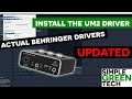 Behringer UM2 Setup Driver On Windows 10 UPDATED