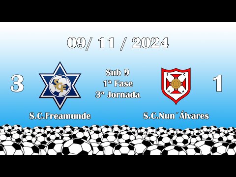 (2024 - 2025) Sub9 - Fase 1 3ªJornada S.C.Freamun...