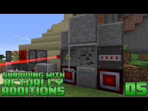 Surviving With Actually Additions :: E05 - Lens Of The Miner Automation