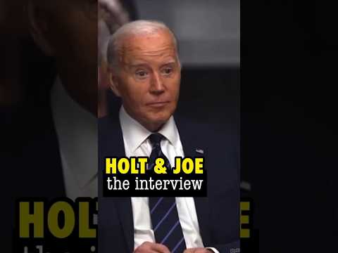 Holt & Joe: The interview you didn&rsquo;t see #fjb #funny #biden