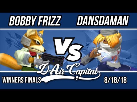 D-Air Capital 8 - Bobby Frizz (Fox) Vs. dansdaman (Sheik) - Winners Finals