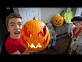 Halloween Monsters Come to Life! Return of Pumpkin Head! | Steel Kids