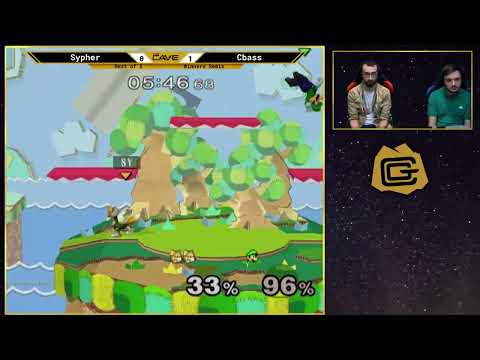 Cbass (Luigi) VS. SypherPhoenix (Fox) Winners Semis - The Cave Melee