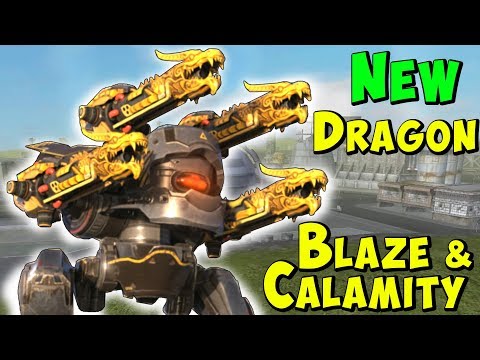 New Dragon Weapons Skirmish: Blaze, Calamity War Robots Gameplay WR