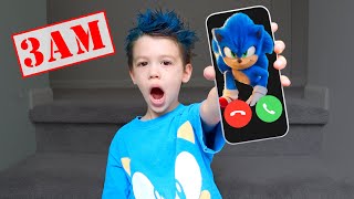 CALLING Sonic 2 at 3AM with My PB and J Family Mp4 3GP & Mp3