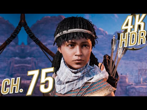 [4K HDR] Assassin's Creed: Origins (100%, Nightmare) Walkthrough pt 75 - Where the Slaves Die