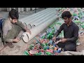 Recycling Millions Waste Plastic Bottles to Make PVC Pipes - Trash Foundry