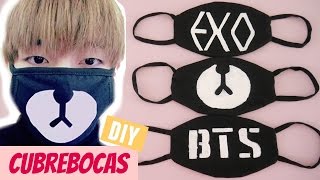 DIY K-POP : HAZ TU PROPIO CUBREBOCAS DE TU GRUPO FAVORITO