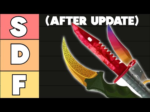 the only correct CS2 knife tierlist based on price