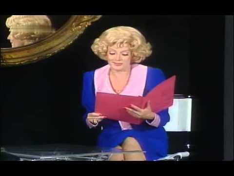 Gisela Schlüter als Astrologin im Gespräch mit Jack White 1985