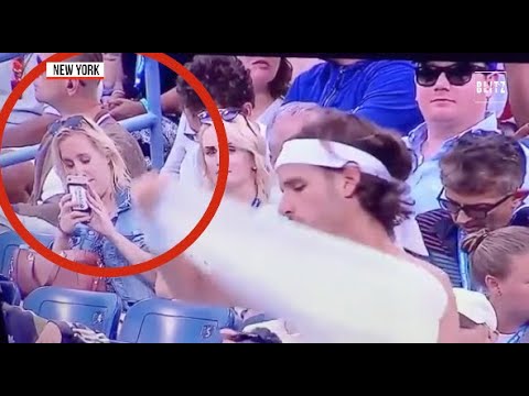 Us Open, Lopez senza maglietta: la reazione della spettatrice è tutta da ridere