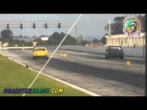 Opala 6 cil aspirado Celso Camargo - Recorde - 1ª etapa Copa Brasil de Arrancada 2012