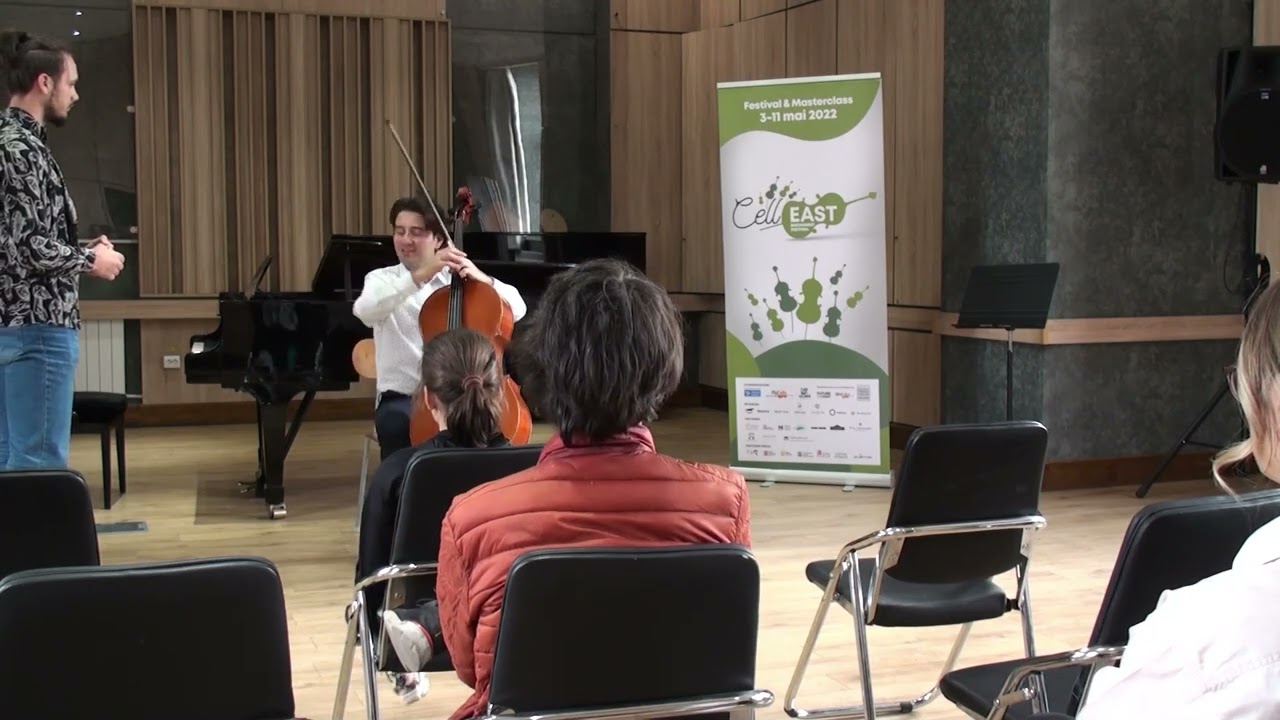 Bach Suite No. 1, Sarabanda & Gigue Elgar Cello Concerto | Ștefan Ciceu, cello