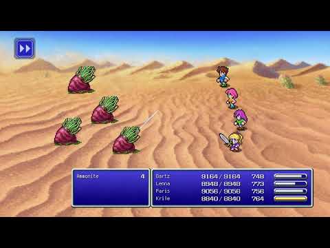 Final Fantasy V Pixel Remaster - Where to grind endgame levels