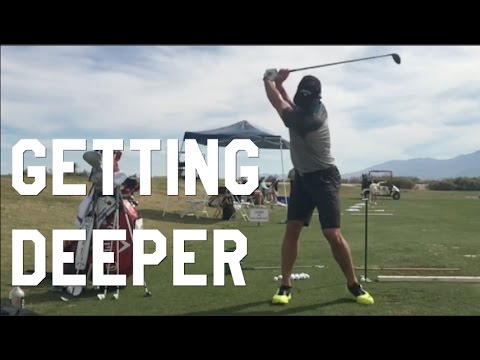 Jeff Flagg and Tony Luczak, PGA working "The Deep Throw" GOLF