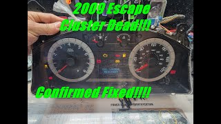 2009 Ford Escape / Edge Instrument cluster loss of power while driving.  We Fix It!!!