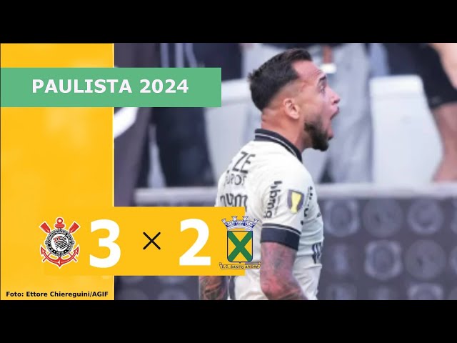 Corinthians vence o Santo André e segue na briga por vaga no Paulistão