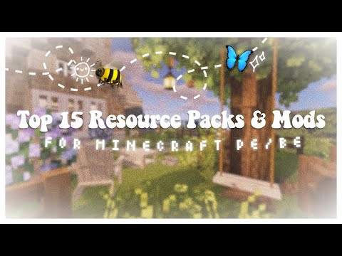 Top 15 Resource Packs & Mods Cute, Simple Tweaks, Flora Aesthetic For Minecraft PE! (1.16+) ✨🌷