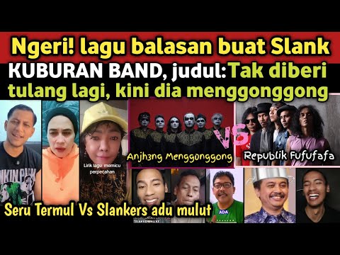 Exciting! Kuburan Band's response song to Slank Republik Fufufafa // Termul vs. Slankers verbal b...