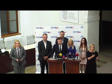 Okamura: rodičák 400 tisíc, konec koncesionářů a referendum se 300 tisíci podpisy