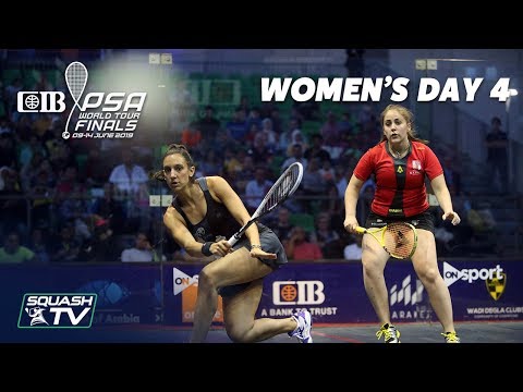 Squash: CIB PSA World Tour Finals 2018/19 - Women's Day 4 Roundup