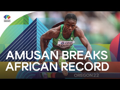 Amusan breaks African record for 100m hurdles | World Athletics Championships Oregon 22