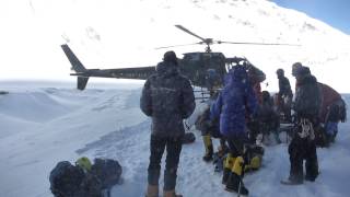 Helicopter rescue Camp 1- Everest Avalanche 2015