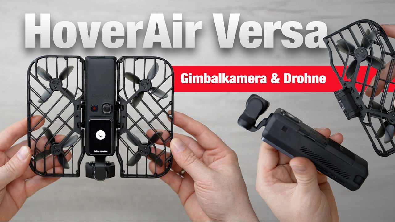 HoverAir Versa - diese 3 Achsen Gimbal-Kamera kann auch fliegen / Ersteindruck