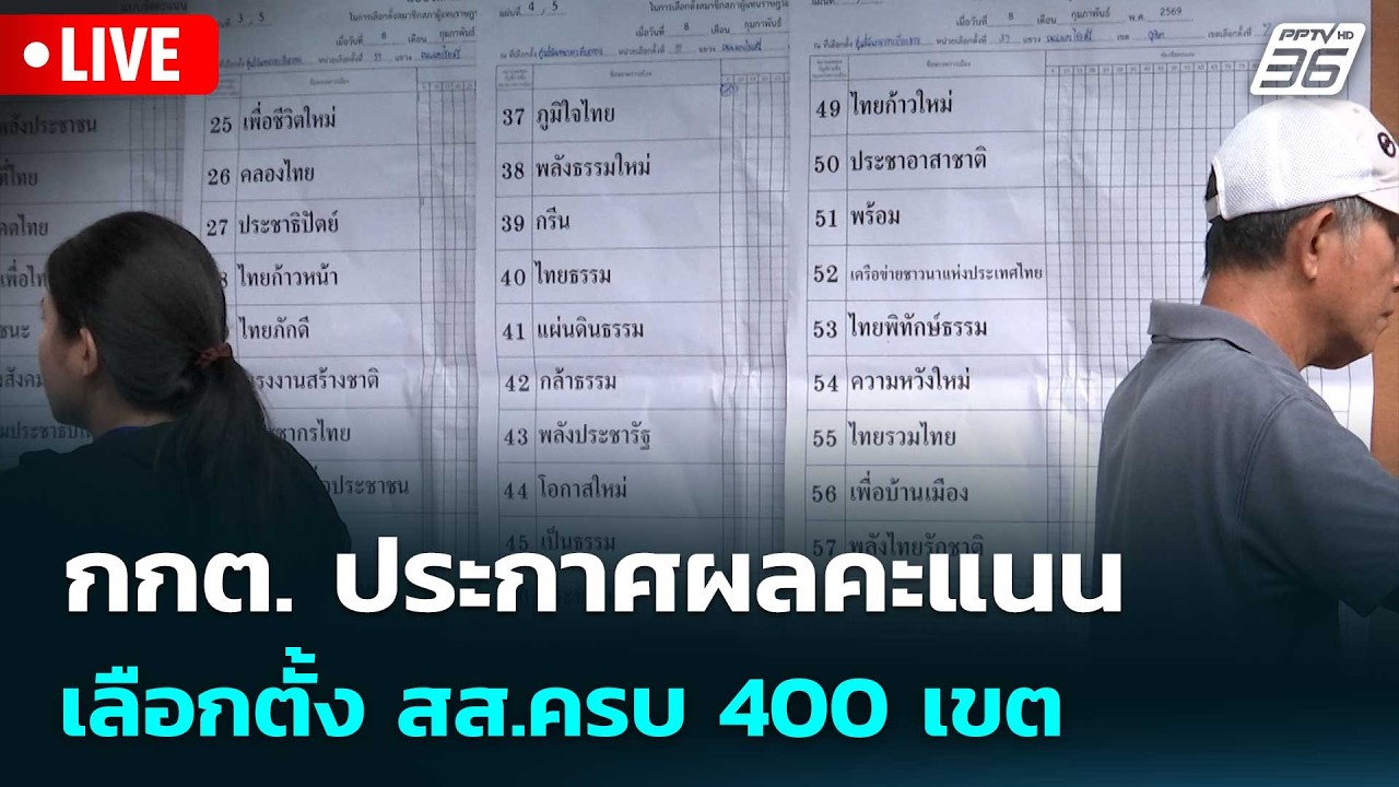 🔴สด! เรื่องใหญ่ Live Talk | กกต. ประกาศผลคะแนนเลือกตั้ง สส.