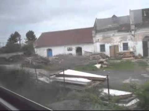 Jízda v Os 6412 na trati 072 v úseku Všetaty - Liběchov (2/3) 9.5 2014